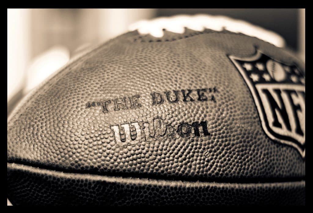 Standard ball "The Duke" to be used in the 2018 NFL Playoff games